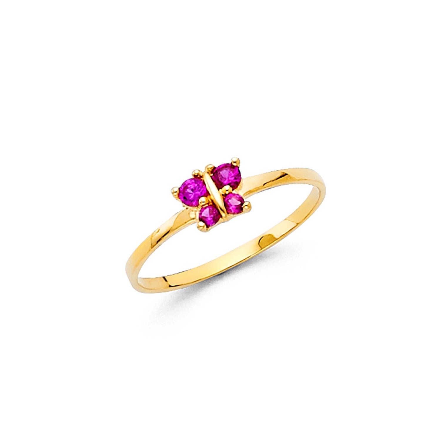 14KY BABY CZ RINGS (RG545)