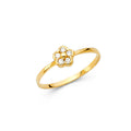 14KY BABY CZ RINGS (RG547)
