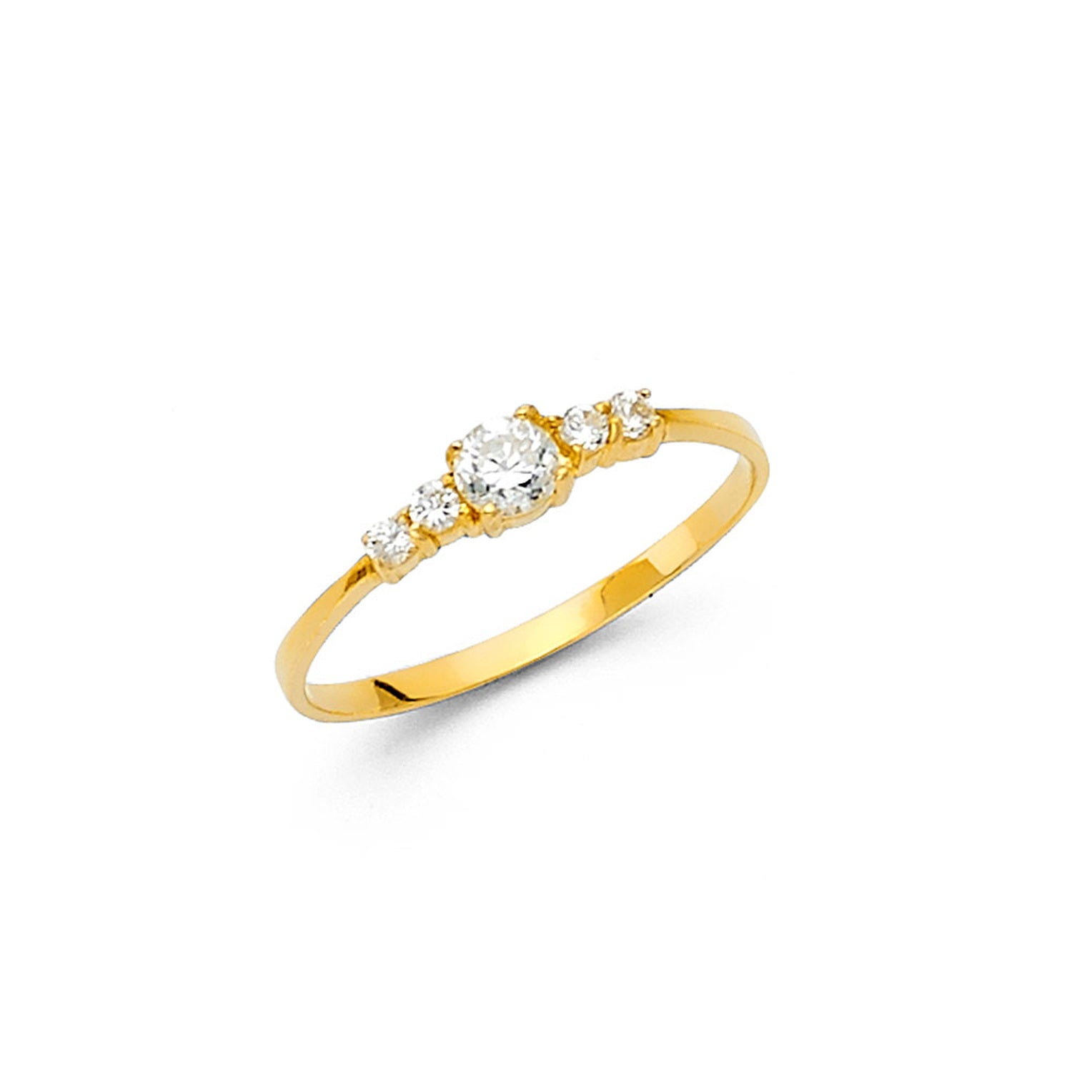 14KY BABY CZ RINGS (RG565)