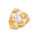 14K 3C GUADALUPE RINGS (RG610)