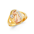 14K 3C 15 YRS RINGS (RG642)