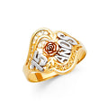 14K 3C 15 YRS RINGS (RG643)