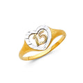 14K 3C 15 YRS RINGS (RG667)