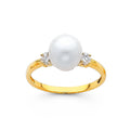 14KY PEARL RINGS (RG696)