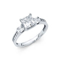 14KW CZ ENGAGMENT RING (RG704)