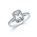 14KW CZ ENGAGMENT RING (RG707)