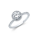 14KW CZ ENGAGMENT RING (RG709)