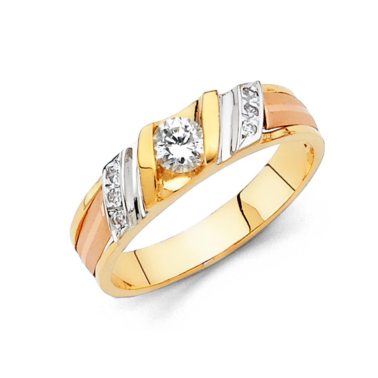 14K MENS WED BAND