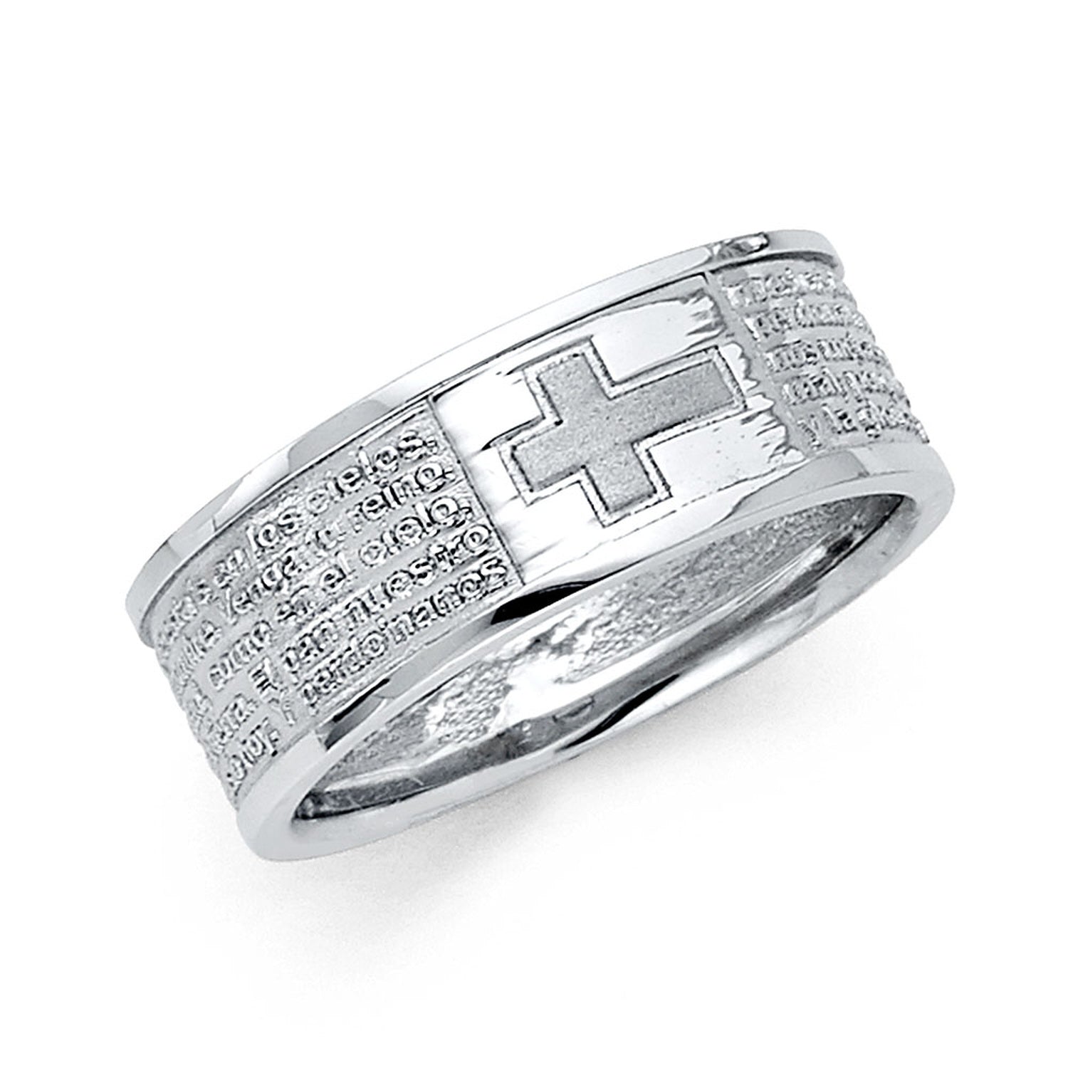14KW RELIGIOUS MENS RING