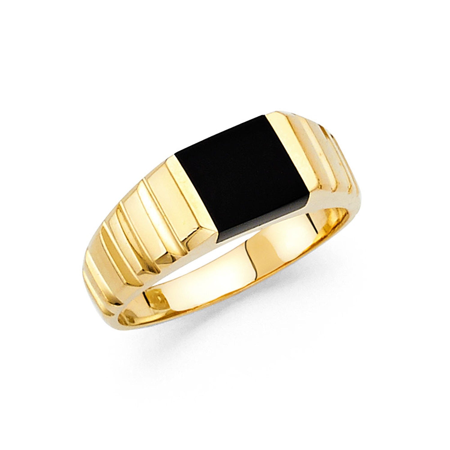 14KY ONYX RING