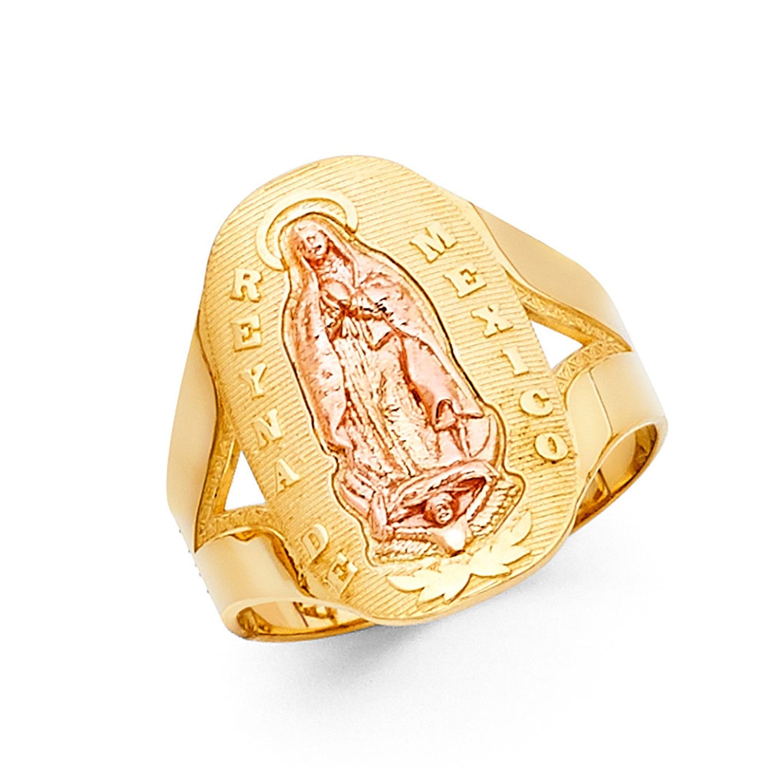 14K 2C GUADALUPE RING