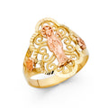 14K 2C FANCY RING