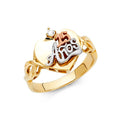 14K 3C CZ 15YEARS RING