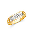 14K 2C 15YEARS RING