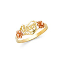 14K 2C MOTHERS RING