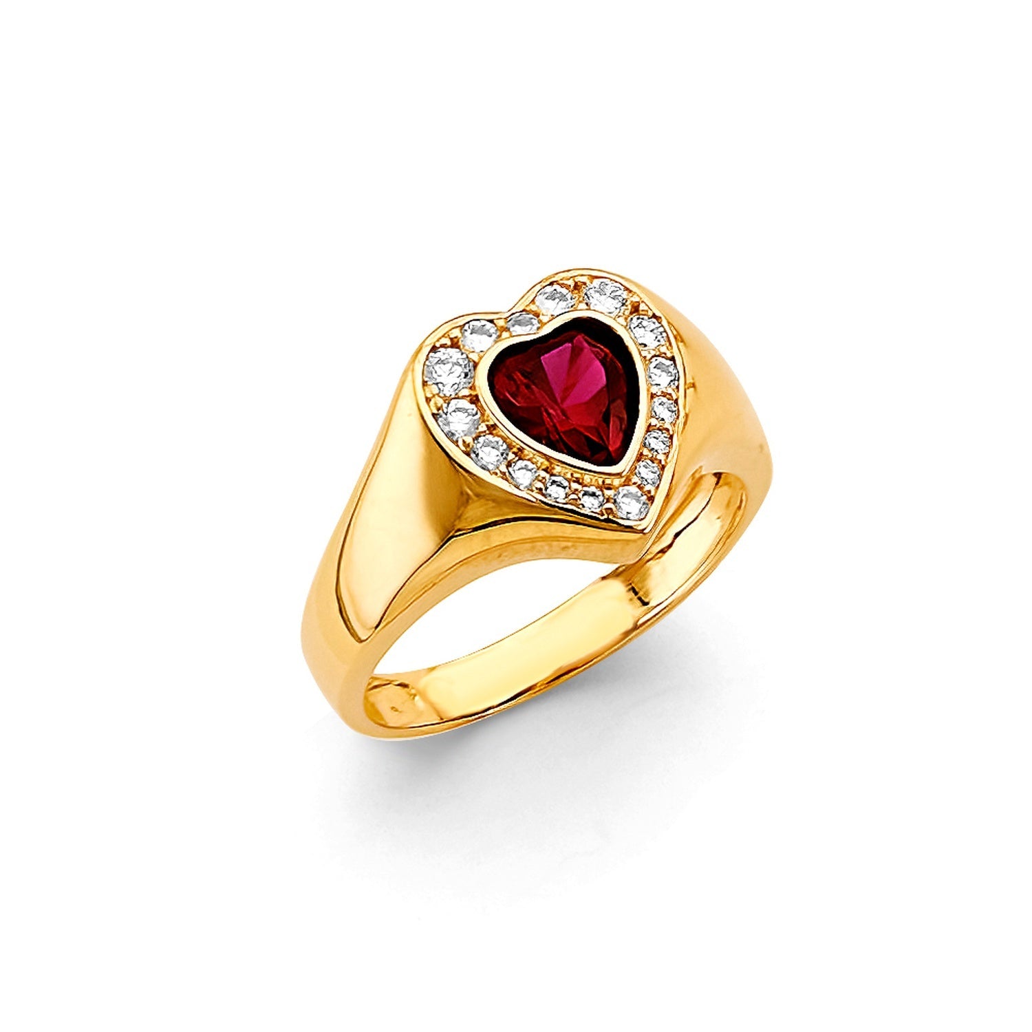 14KY CZ FANCY RING