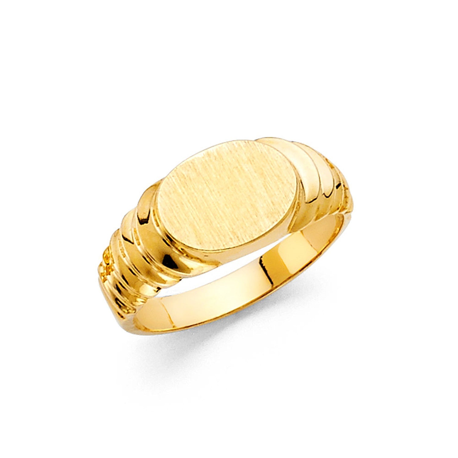 14KY JUNIOR SIGNET RING