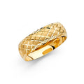 14KY 6MM DC WED BAND  SZ 7