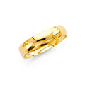14KY 4MM WED BAND  SZ 7