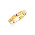 14KY CZ LOVE BAND