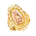 14K 2C Guadalupe Ring