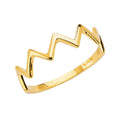 14KY Thunder-Shape Stackble Band