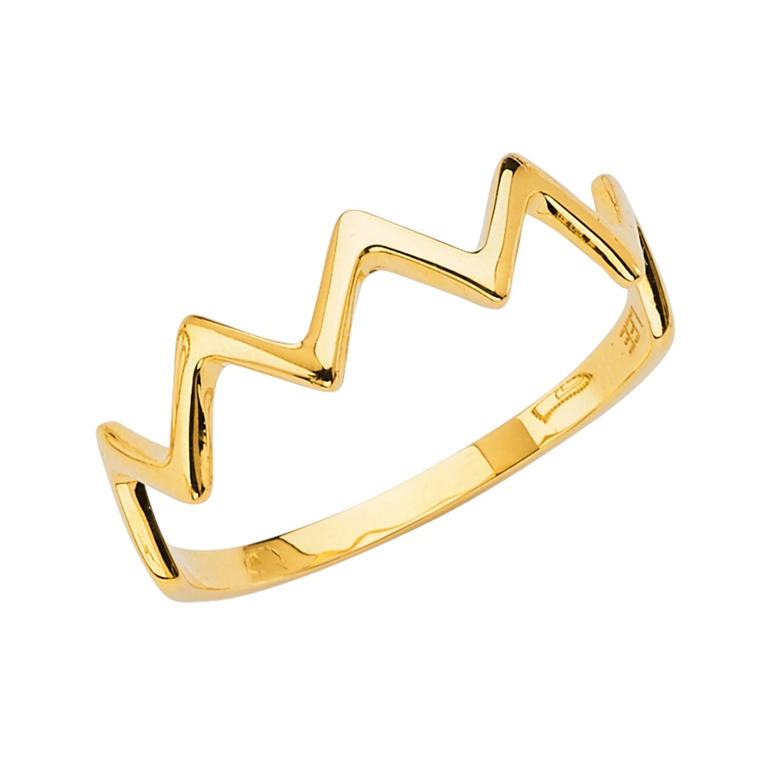14KY Thunder-Shape Stackble Band