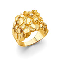 14KY Nugget Men's Ring