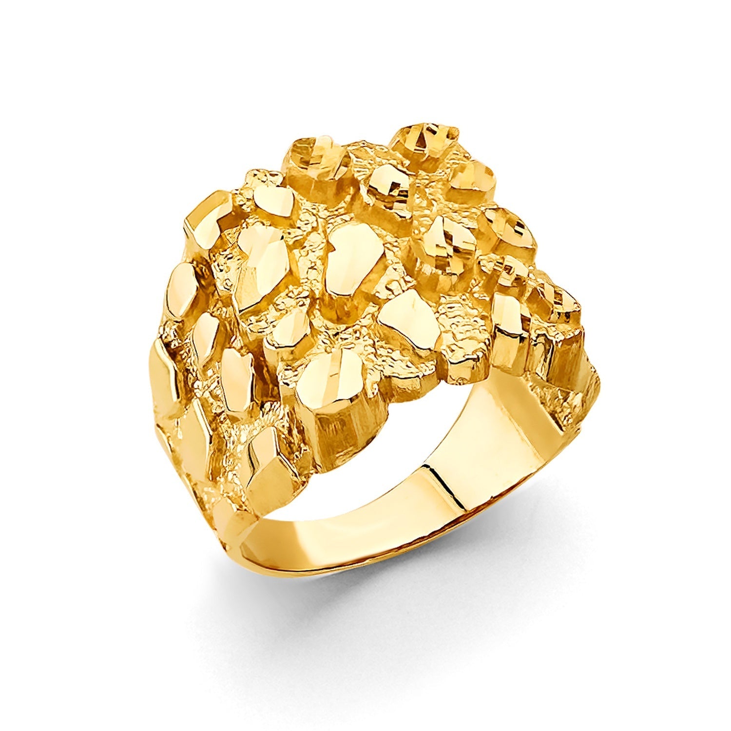 14KY Nugget Men's Ring