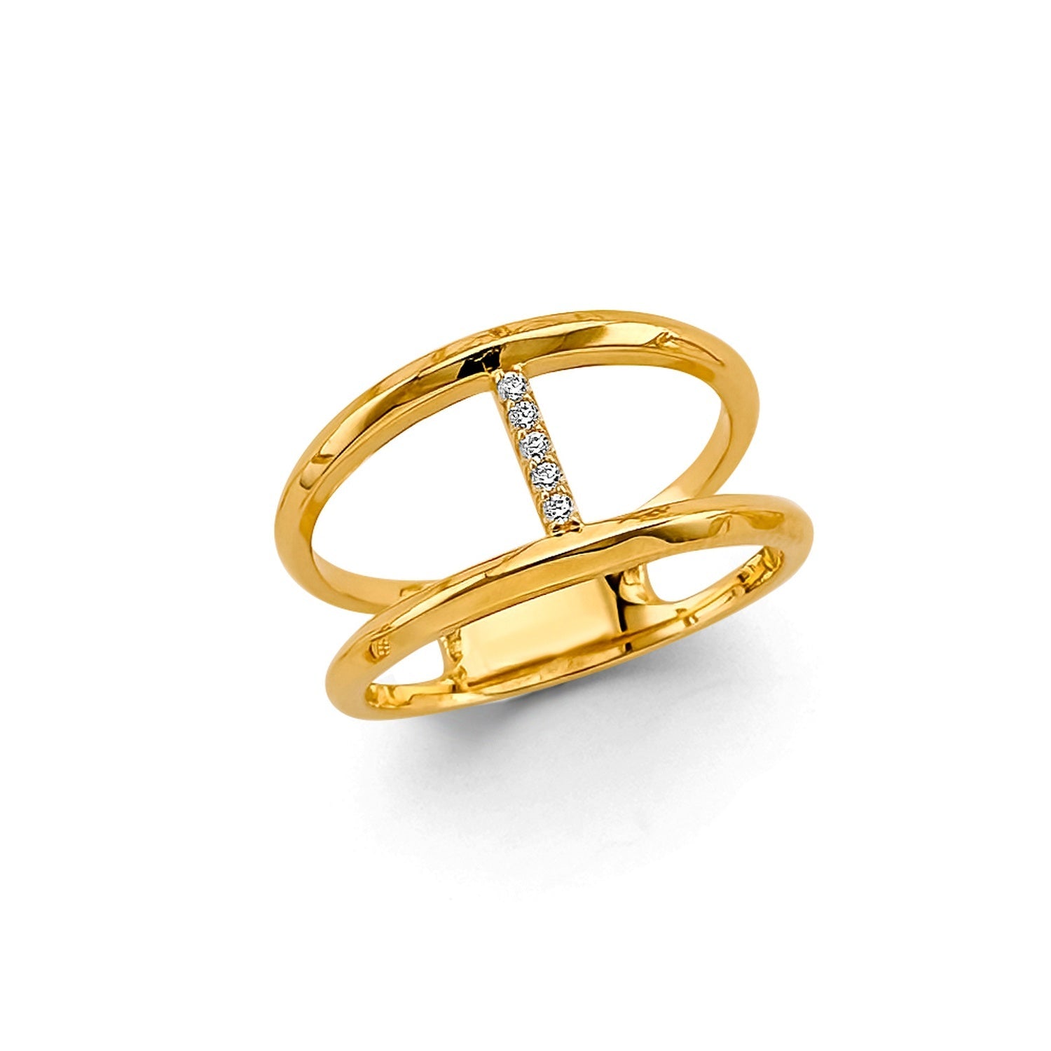 14KY Fancy CZ Ring