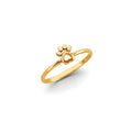 14KY Dog Paw Ring