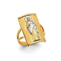 14K 2T St. Jude Ring