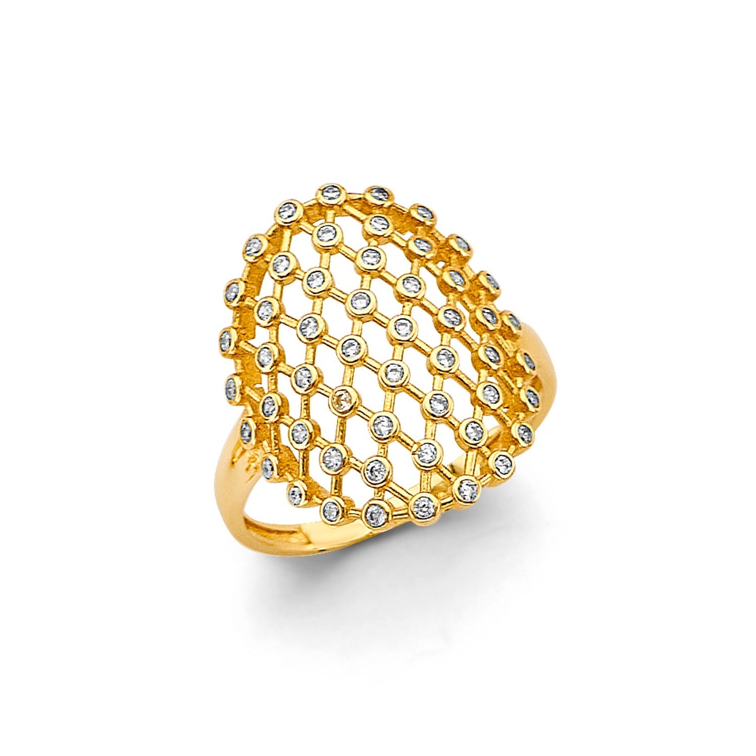 14KY Fancy CZ RIng