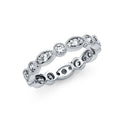 14KW CZ ETERNITY RING (RS9)