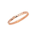 14K R CZ ETERNITY BAND - SIZE 9