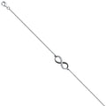 925 SS CZ INFINITI BRACELET