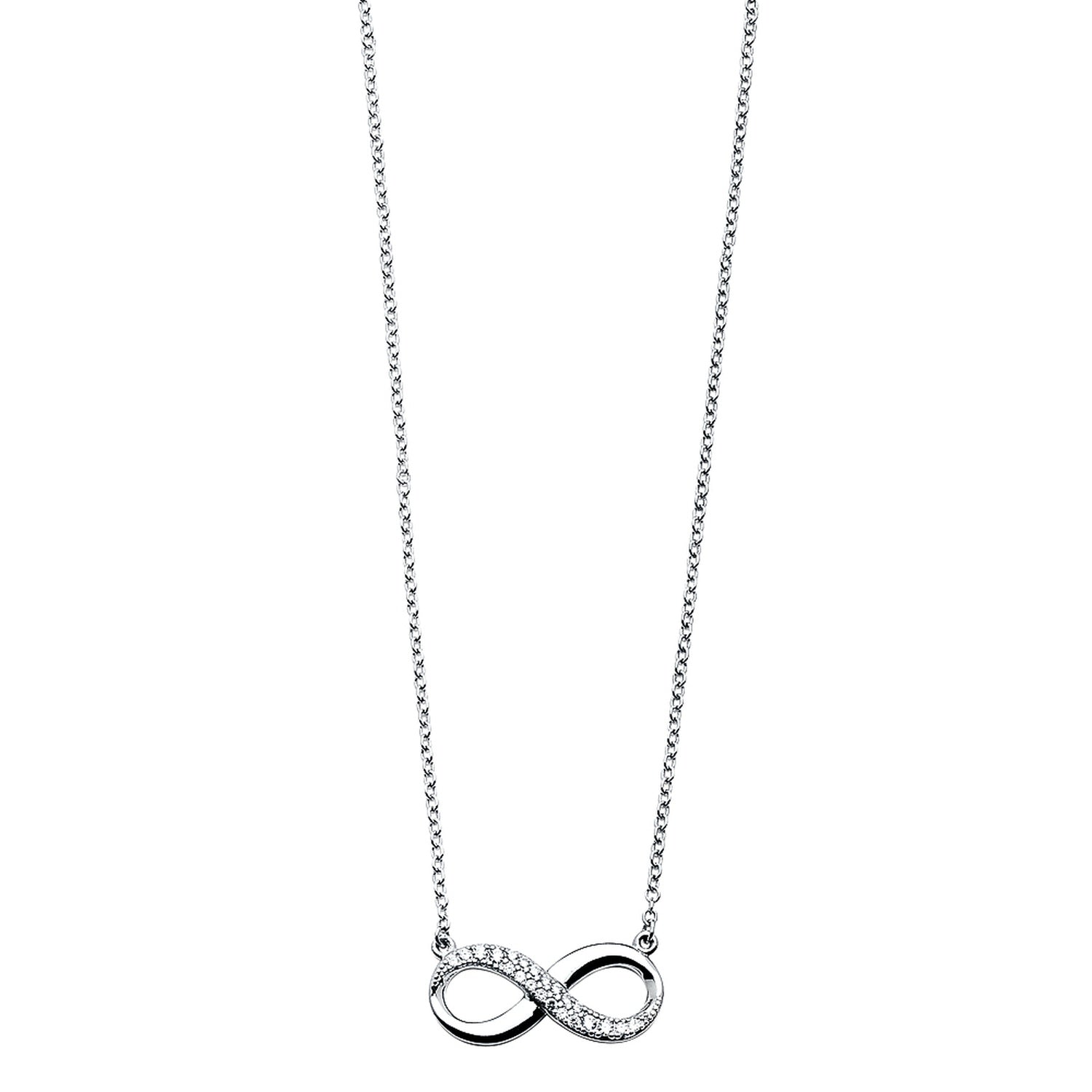 925 SS CZ INFINITY NECKLACE