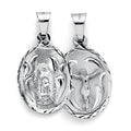 925 SS OV. DBL SIDE RELIG. MEDAL