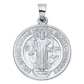 925 SS RD DBL SIDE RELIG. MEDAL