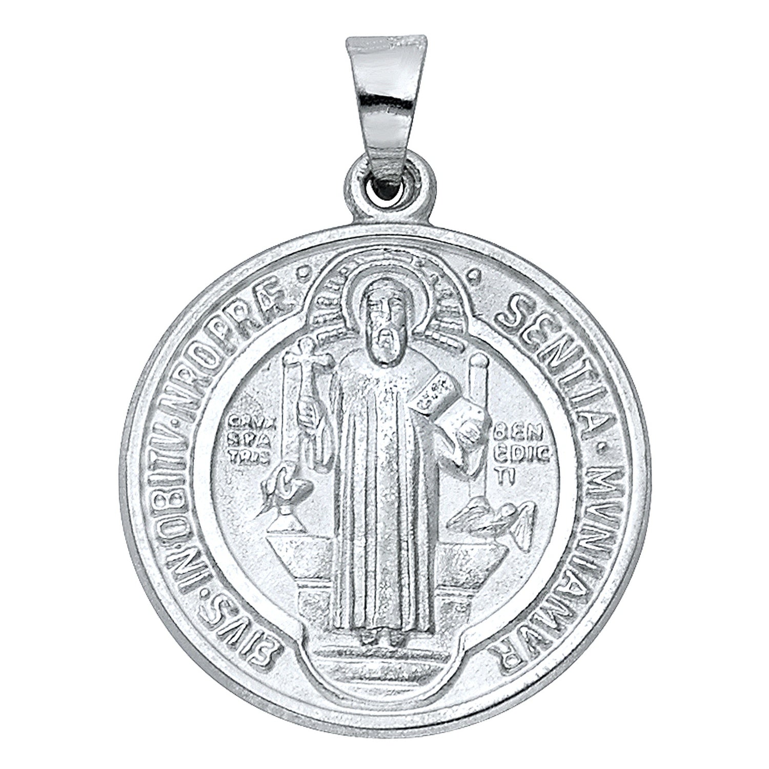 925 SS RD DBL SIDE RELIG. MEDAL