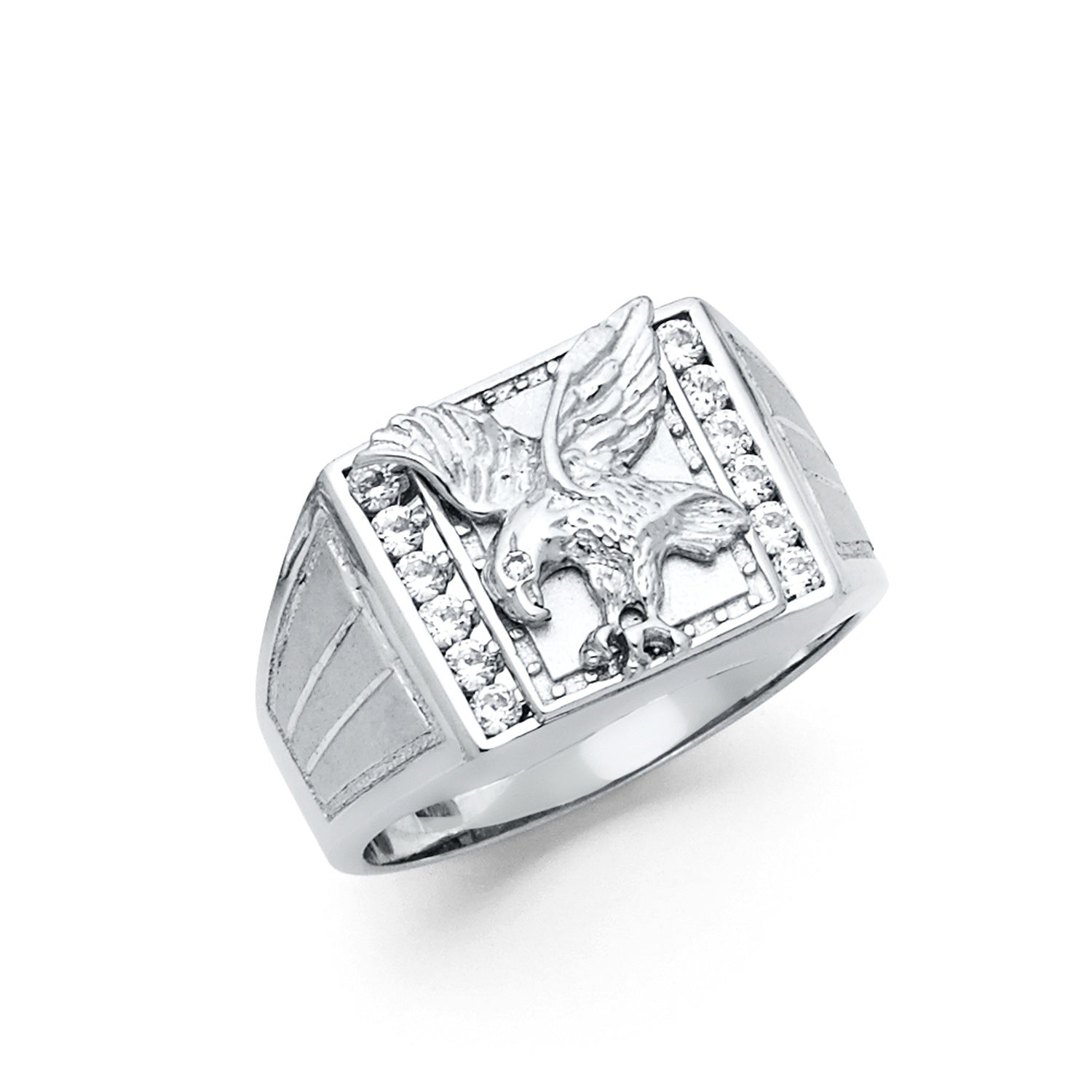 925 SILVER RING (SSRG24) - SIZE 8