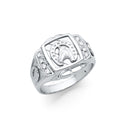 925 SILVER RING (SSRG25) - SZ 11