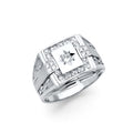 925 SILVER RING (SSRG28) - SZ 11
