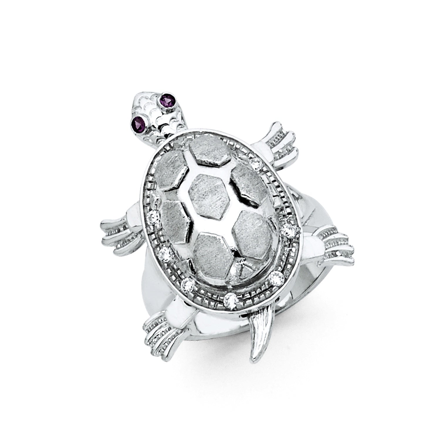 925 SILVER CZ RING (SSRG38) - SZ 5