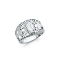 925 SILVER RING (SSRG48) - SZ 9