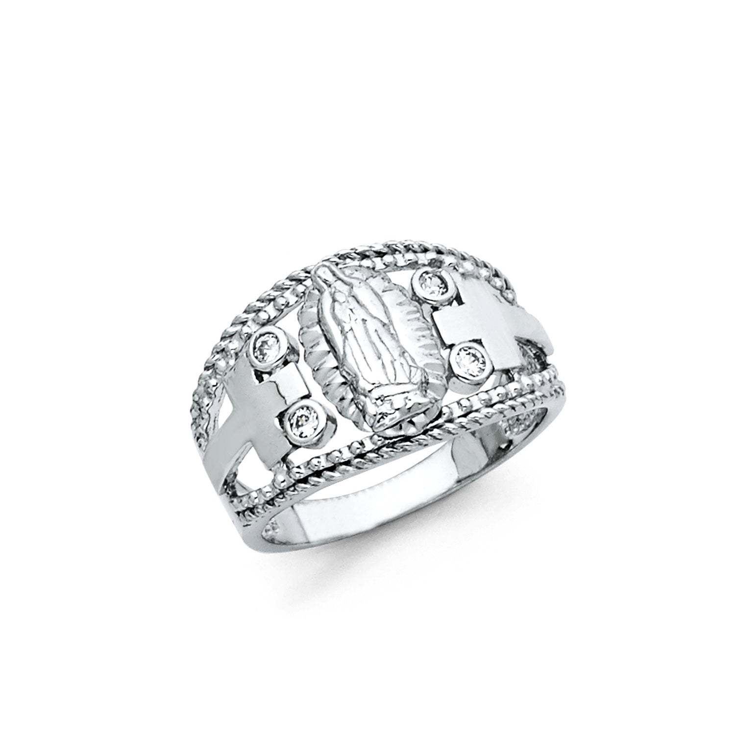 925 SILVER RING (SSRG48) - SZ 9