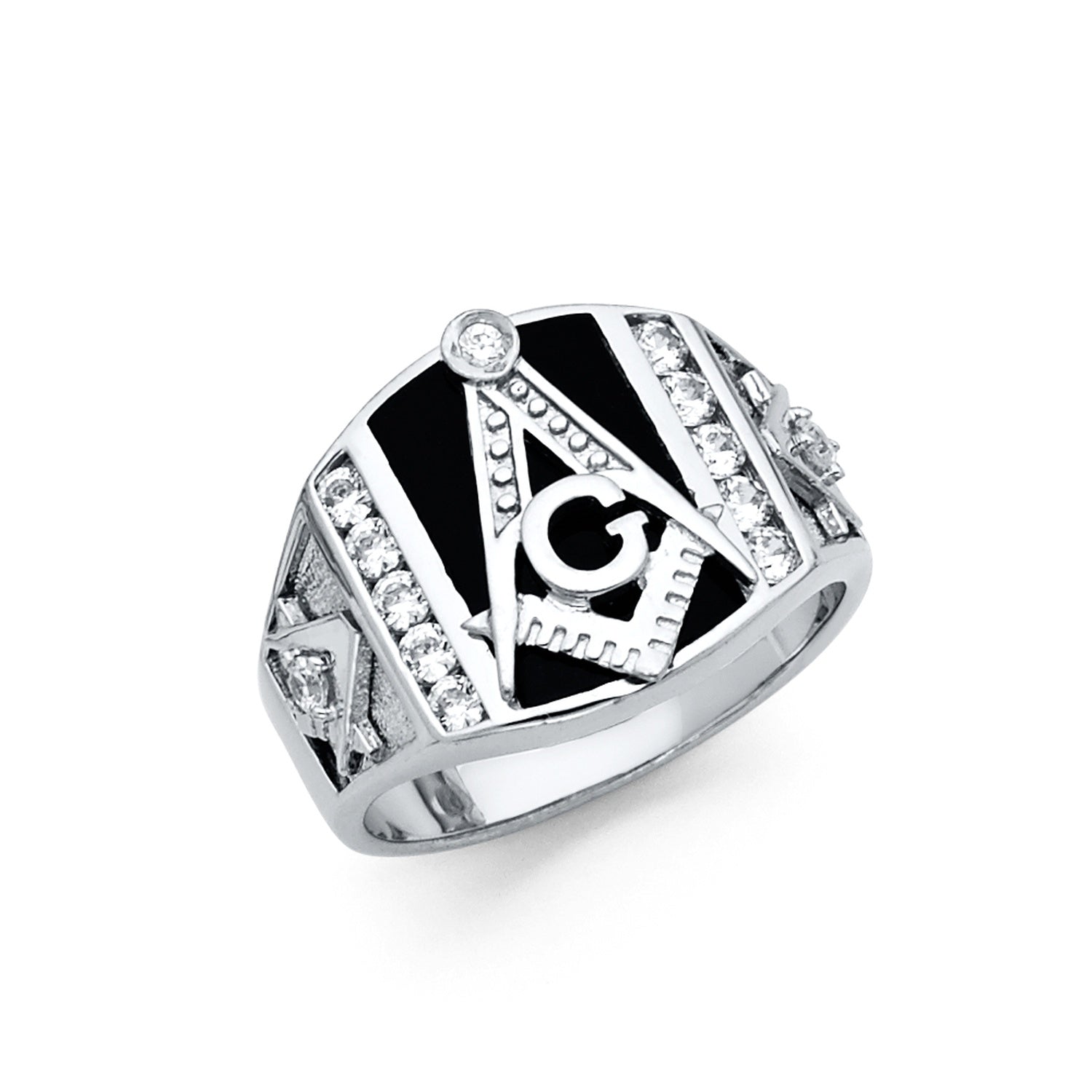 925 SILVER RING (SSRG68) - SZ 12