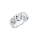 925 SILVER RING (SSRG86) - SZ 9