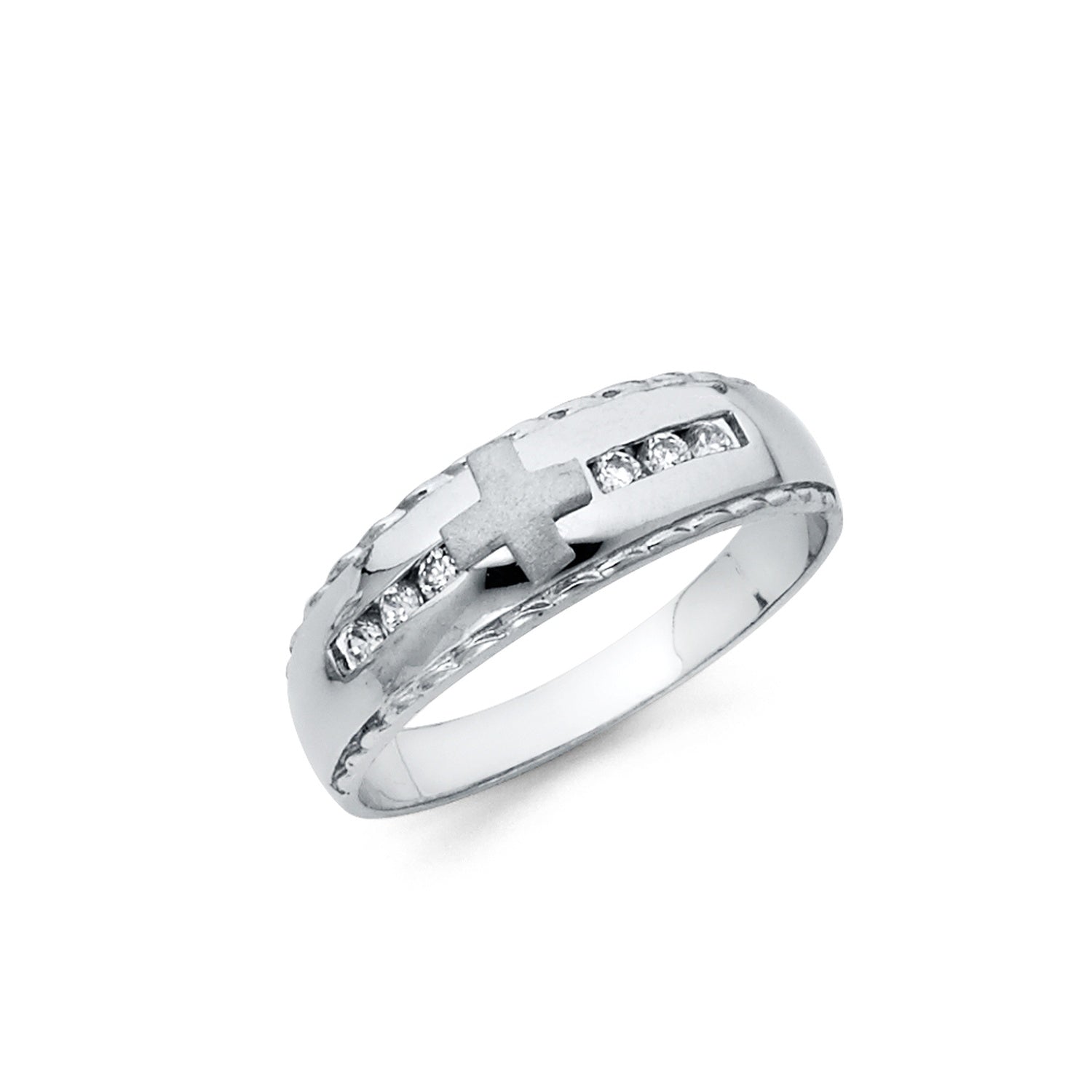 925 SILVER CZ RING (SSRG94) - SZ 8
