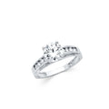 925 SILVER CZ RING SSRG114 - SZ 9